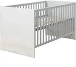 Babybett roba MAREN 2 (BHT 76x80x142 cm) - grau - BHT 76x80x142 cm