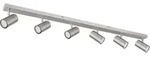 Wand-/Deckenspot ROBBY (LBH 115x6x12 cm) - grau - LBH 115x6x12 cm