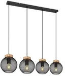 H&auml;ngeleuchte PABLO (LBH 95x20x120 cm) - schwarz - LBH 95x20x120 cm