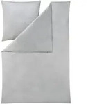Bettw&auml;sche PIPPA Mako-Jersey (BL 155x220 cm) - grau - BL 155x220 cm