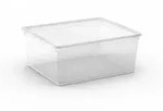 Box CLEAR M (BHT 40x17x34 cm) - wei&szlig; - BHT 40x17x34 cm