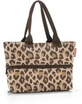shopper reisenthel e1 - leo macchiato (BHT 30.50x51x26 cm) - braun - BHT 30.50x51x26