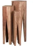 Beistelltisch (LBH 25x25x100 cm) - braun - LBH 25x25x100 cm