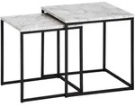 Beistelltisch (LBH 40x40x42 cm) - wei&szlig; - LBH 40x40x42 cm