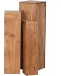 Beistelltisch (LBH 24x24x85 cm) - braun - LBH 24x24x85 cm
