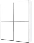 Kleiderschrank DALLAS (BHT 170x195x59 cm) - wei&szlig; - BHT 170x195x59 cm
