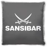 Kissenh&uuml;lle SANSIBAR DOUBLE (BH 50x50 cm) - grau - BH 50x50 cm
