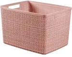 Korb JUTE rosa (BHT 36x23x28 cm) - rosa - BHT 36x23x28 cm