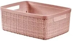 Korb JUTE rosa (BHT 27x11x20 cm) - BHT 27x11x20 cm