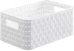 Korb COUNTRY wei&szlig; (BHT 28x13x19 cm) - BHT 28x13x19 cm
