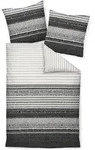 Bettw&auml;sche PALERMO Mako-Satin (BL 135x200 cm) - grau - BL 135x200 cm