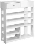Schuhschrank (LBH 75x24x93 cm) - wei&szlig; - LBH 75x24x93 cm