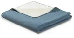 Wohndecke DOUBLEFACE (BL 150x200 cm) - blau - BL 150x200 cm