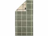 Handtuch TWO-TONE GRAFIK (BL 50x100 cm) BL 50x100 cm grün Handtücher
