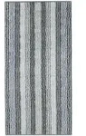 Handtuch UNIQUE Streifen (BL 50x100 cm) - grau - BL 50x100 cm
