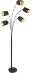 Stehleuchte (LBH 85x130x204 cm) - schwarz - LBH 85x130x204 cm