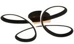Deckenleuchte FLY LED (BHT 40x7.50x40 cm) - schwarz - BHT 40x7.50x40 cm