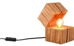 Tischleuchte TREASURE LED (BHT 12x16x12 cm) - braun - BHT 12x16x12 cm
