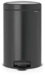Abfalleimer NEWICON (LBH 26x32x43 cm) - grau - LBH 26x32x43 cm
