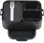 Lunchbox TAKE A BREAK (BHT 12x6.50x18.50 cm) - schwarz - BHT 12x6.50x18.50 cm