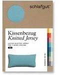 Kissenbezug Knitted Jersey (BL 40x80 cm) - t&uuml;rkis - BL 40x80 cm