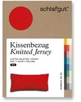 Kissenbezug Knitted Jersey (BL 40x80 cm) - rot - BL 40x80 cm