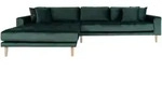 Polsterecke DROP LIDO (BH 290x76 cm) - gr&uuml;n - BH 290x76 cm