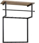 Garderobe (LBH 60x26x76 cm) - schwarz - LBH 60x26x76 cm