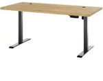 Schreibtisch TOULOUSE (BHT 160x76x77 cm) - braun - BHT 160x76x77 cm