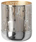Windlicht BRIANO (DH 13x15.50 cm) - silber - DH 13x15.50 cm