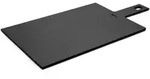Schneidebrett WOLL CUT & SERVE (LB 49x25 cm) - schwarz - LB 49x25 cm