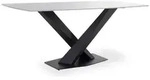 Esstisch HARPER SHIZUOKA (BHT 180x75x90 cm) - grau - BHT 180x75x90 cm