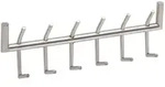 Wandgarderobe (LBH 60x10x19 cm) - silber - LBH 60x10x19 cm