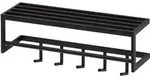 Wandgarderobe (LBH 70x20x20 cm) - schwarz - LBH 70x20x20 cm