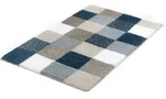 Badteppich CARO (LBH 120x70x2.50 cm) - blau - LBH 120x70x2.50 cm