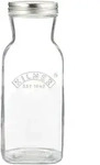 Saft- KILNER und Saucenflasche (LBH 9.20x9.20x22 cm) - wei&szlig; - LBH 9.20x9.20x22 cm