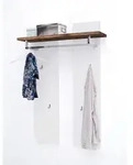 Wandgarderobe MURIO (BHT 91x135x25 cm) - wei&szlig; - BHT 91x135x25 cm