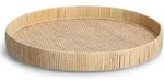 Dekotablett NATURE (DH 40x5 cm) - beige - DH 40x5 cm