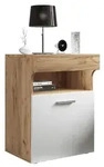 Nachttisch SLEPAL (BHT 45x61x39 cm) - BHT 45x61x39 cm