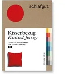 Kissenbezug Knitted Jersey (BL 80x80 cm) - rot - BL 80x80 cm