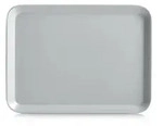 Tablett grau (LB 24x18 cm) - grau - LB 24x18 cm