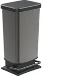 Treteimer PASO grau (LBH 35.30x29.50x67.60 cm) - grau - LBH 35.30x29.50x67.60 cm