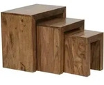 Beistelltisch (LBH 30x50x45 cm) - braun - LBH 30x50x45 cm