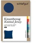 Kissenbezug Knitted Jersey (BL 80x80 cm) - blau - BL 80x80 cm