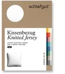 Kissenbezug Knitted Jersey (BL 80x80 cm) - wei&szlig; - BL 80x80 cm