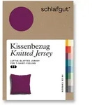 Kissenbezug Knitted Jersey (BL 80x80 cm) - lila - BL 80x80 cm