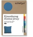 Kissenbezug Knitted Jersey (BL 80x80 cm) - blau - BL 80x80 cm