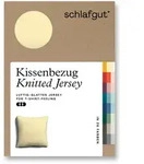 Kissenbezug Knitted Jersey (BL 80x80 cm) - gelb - BL 80x80 cm