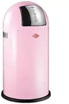 Abfalleimer WESCO PUSHBOY rosa (BHT 40.20x77x40.20 cm) - BHT 40.20x77x40.20 cm