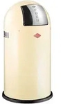 Abfalleimer WESCO PUSHBOY mandel (BHT 40.20x77x40.20 cm) - BHT 40.20x77x40.20 cm